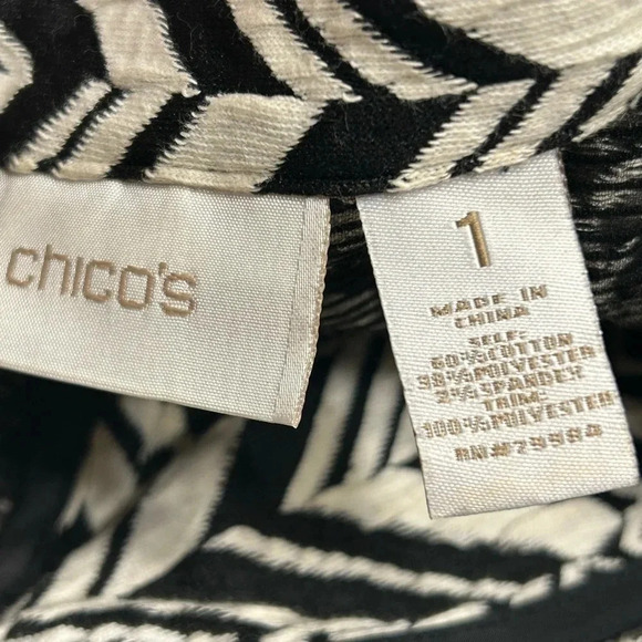 Chico chevron textured fitted one button closure blazer,
Multi media, NWOT - Picture 14 of 15